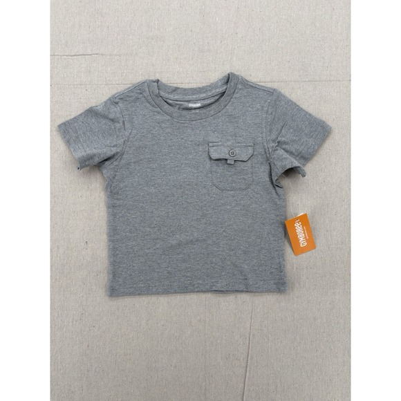Gymboree Other - Gymboree Short Sleeve Pocket Grey Top Kids Size 2 T